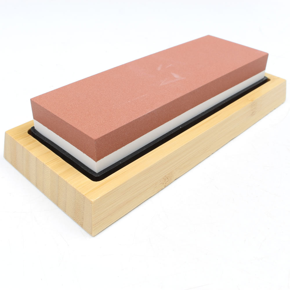 Yasunari Japanese Bamboo Whetstone Base and stone