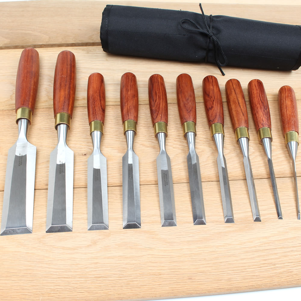 Ashley Iles Bevel Edge Chisel Set - 10 Piece