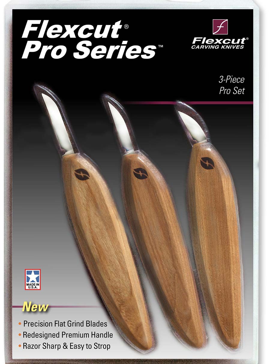 Flexcut Pro Series set in Flexcut packaging.