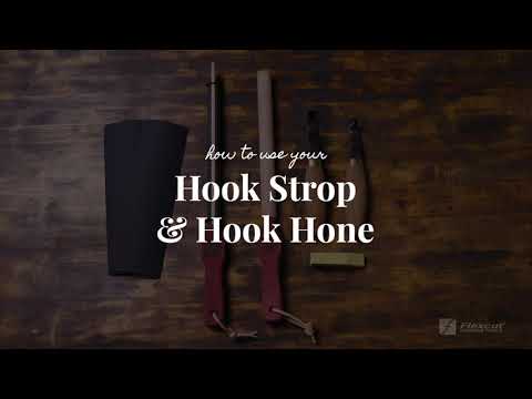 How to use Flexcut Hook Strop and Hook Hone.