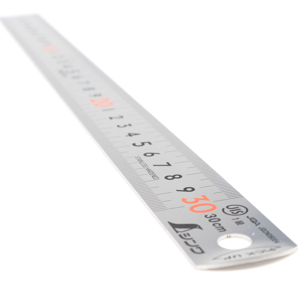 Shinwa Stainless Pickup Ruler Hard chrome Finish