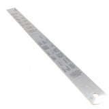 Shinwa Stainless Pickup Ruler Hard chrome Finish