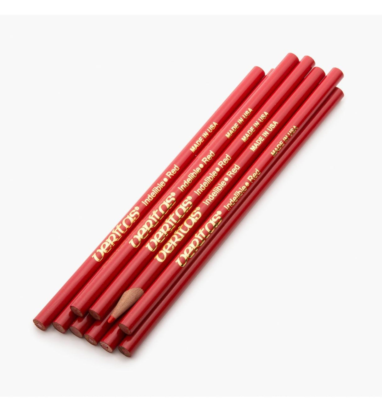 Veritas Red Indelible Pencils - 10 pack