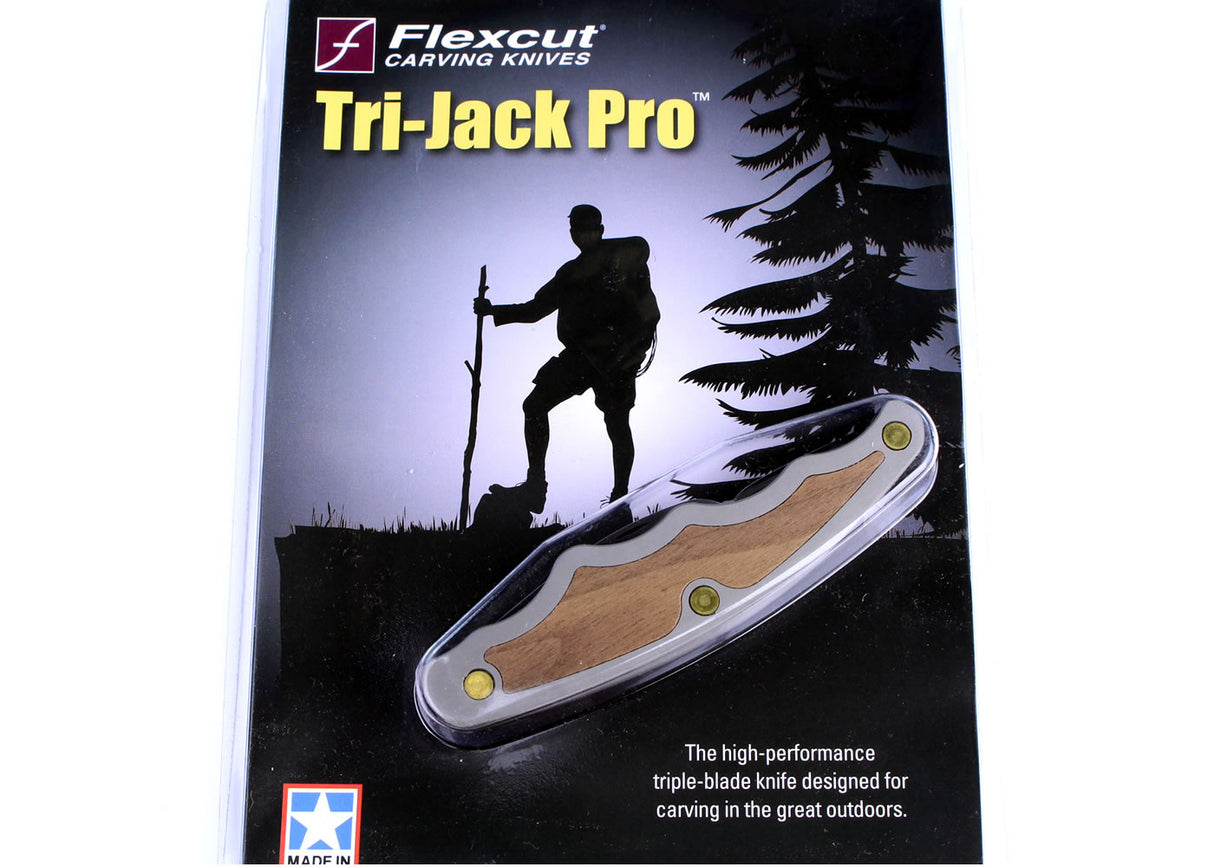 Flexcut Tri-Jack Pro Woodcarving Knife JKN95 - Blade HQ