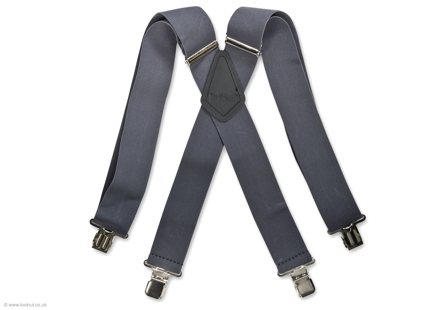 Donsje Leather Braces Suspender grey - www.aliceandalice.com